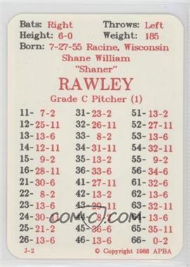 1988 APBA Baseball 1987 Season - [Base] #_SHRA - Shane Rawley