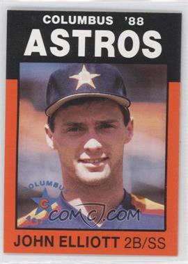 1988 Best Columbus Astros - [Base] #13 - John Elliott