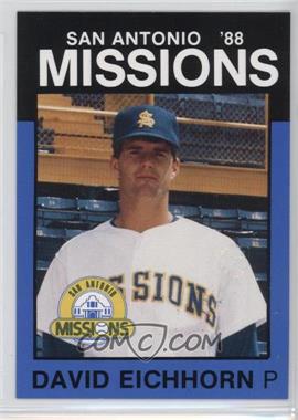 1988 Best San Antonio Missions - [Base] #13 - David Eichhorn