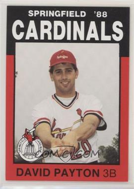 1988 Best Springfield Cardinals - [Base] #15 - David Payton