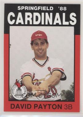 1988 Best Springfield Cardinals - [Base] #15 - David Payton