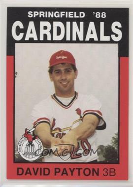 1988 Best Springfield Cardinals - [Base] #15 - David Payton