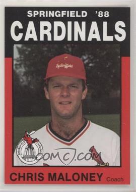 1988 Best Springfield Cardinals - [Base] #25 - Chris Maloney