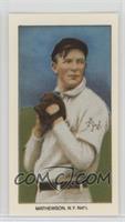 Christy Mathewson (Glove at Chest, NY on Sleeve)