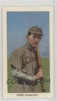 Johnny Evers (Batting, Cubs on Jersey)