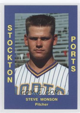 1988 Cal League California League - [Base] #175 - Steve Monson