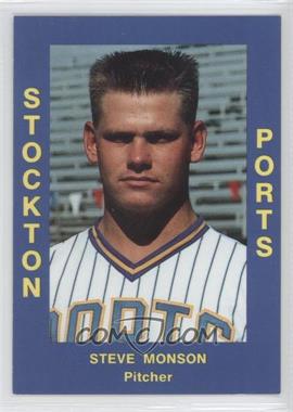 1988 Cal League California League - [Base] #175 - Steve Monson