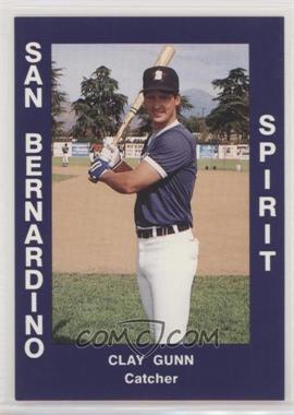 1988 Cal League California League - [Base] #32 - Clay Gunn