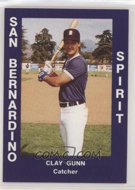 1988 Cal League California League - [Base] #32 - Clay Gunn