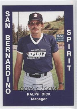 1988 Cal League California League - [Base] #53 - Ralph Dick