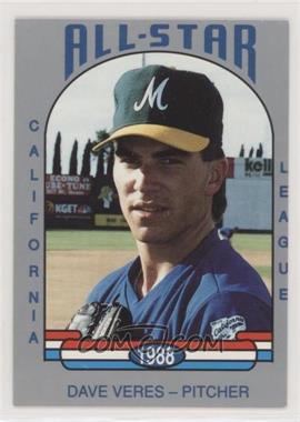 1988 Cal League California League All-Stars - [Base] #10 - Dave Veres