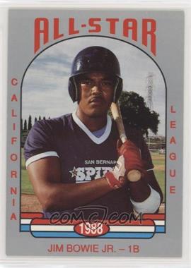 1988 Cal League California League All-Stars - [Base] #27 - Jim Bowie