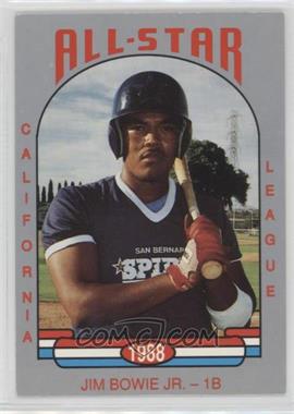 1988 Cal League California League All-Stars - [Base] #27 - Jim Bowie