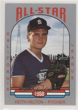 1988 Cal League California League All-Stars - [Base] #29 - Keith Helton