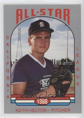 1988 Cal League California League All-Stars - [Base] #29 - Keith Helton