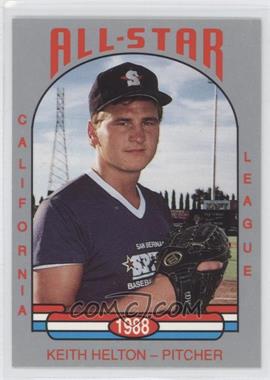 1988 Cal League California League All-Stars - [Base] #29 - Keith Helton