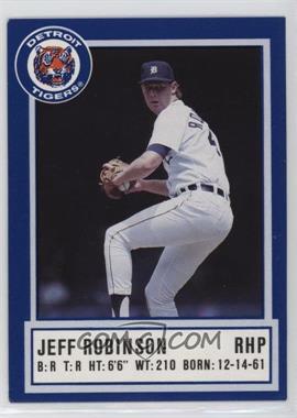 1988 Detroit Tigers Police - [Base] #_JERO - Jeff Robinson