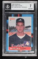 Tom Glavine (Last Text Line Begins with UP) [BGS 7 NEAR MINT]