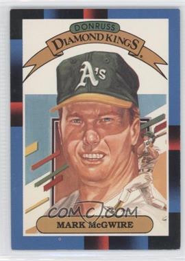 1988 Donruss - [Base] #1 - Diamond Kings - Mark McGwire