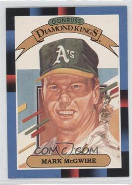 1988 Donruss - [Base] #1 - Diamond Kings - Mark McGwire