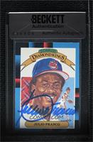 Diamond Kings - Julio Franco [BAS Authentic]