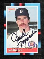 Jack Morris (Last Line Begins with Out) [JSA Certified COA Stick…