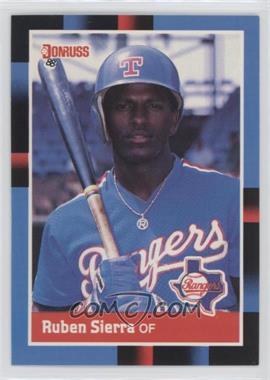 1988 Donruss - [Base] #223.2 - Ruben Sierra (Last Line Begins with RBI)