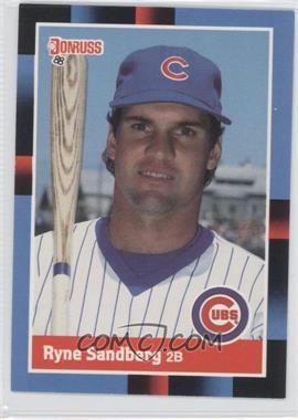 1988 Donruss - [Base] #242.1 - Ryne Sandberg (Last Line Begins with Batting)