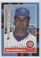 Ryne Sandberg (Last Line Begins with Batting)