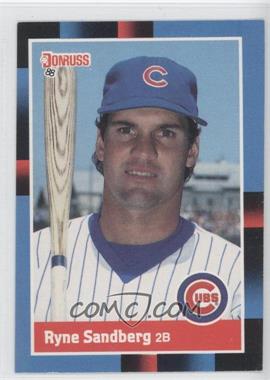 1988 Donruss - [Base] #242.1 - Ryne Sandberg (Last Line Begins with Batting)