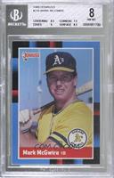 Mark McGwire (Last Line Begins with Olympic) [BGS 8 NM‑MT]