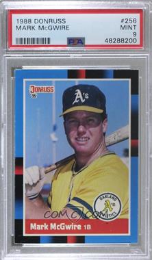 1988 Donruss - [Base] #256.2 - Mark McGwire (Last Line Begins with Southern) [PSA 9 MINT]