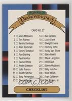 Checklist - Diamond Kings (Cards 1-26)