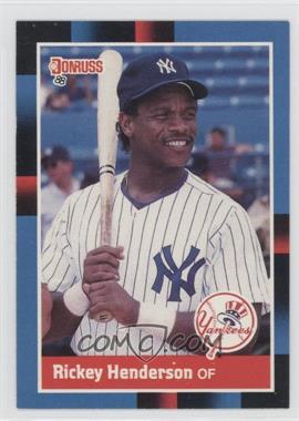 1988 Donruss - [Base] #277.1 - Rickey Henderson (Last Line begins with Runs)