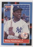 Rickey Henderson (Last Line begins with Runs) [EX to NM]