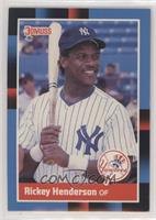 Rickey Henderson (Last Line begins with Runs) [EX to NM]