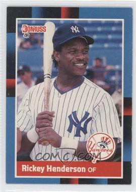 1988 Donruss - [Base] #277.1 - Rickey Henderson (Last Line begins with Runs)