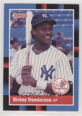 1988 Donruss - [Base] #277.2 - Rickey Henderson (Last Line begins with '85) [EX to NM]