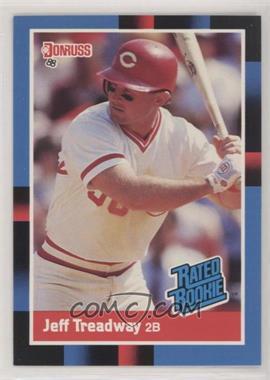1988 Donruss - [Base] #29.2 - Rated Rookie - Jeff Treadway (Last Line Begins with Georgia)