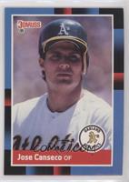 Jose Canseco (Last Line Begins with Minor) [EX to NM]