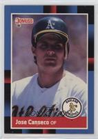Jose Canseco (Last Line Begins with Minor) [EX to NM]