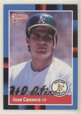 1988 Donruss - [Base] #302.2 - Jose Canseco (Last Line Begins with Yankees)