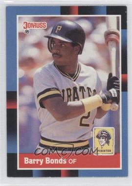 1988 Donruss - [Base] #326.1 - Barry Bonds (Last line begins with former)