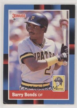 1988 Donruss - [Base] #326.1 - Barry Bonds (Last line begins with former) [Good to VG‑EX]