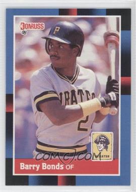 1988 Donruss - [Base] #326.1 - Barry Bonds (Last line begins with former)