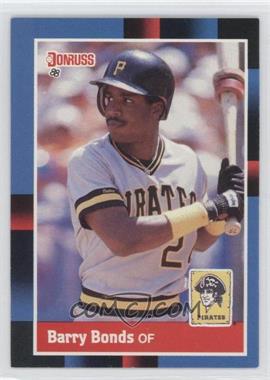 1988 Donruss - [Base] #326.1 - Barry Bonds (Last line begins with former)