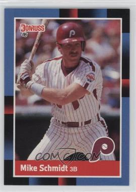 1988 Donruss - [Base] #330.1 - Mike Schmidt (Last Line Begins with '84)