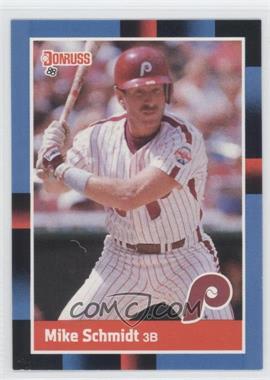 1988 Donruss - [Base] #330.1 - Mike Schmidt (Last Line Begins with '84)