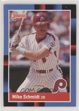 1988 Donruss - [Base] #330.1 - Mike Schmidt (Last Line Begins with '84)