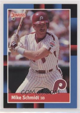 1988 Donruss - [Base] #330.1 - Mike Schmidt (Last Line Begins with '84)